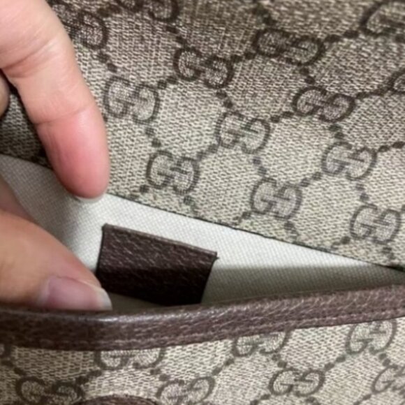 Gucci GG Canvas Crossbody, Web Strap - Picture 3 of 6